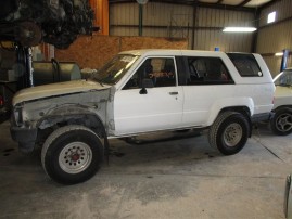 1989 TOYOTA 4RUNNER, 3.0L AUTO 4WD, COLOR WHITE, STK Z15908